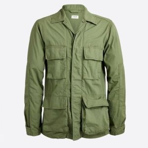J Crew Green Cargo Jacket
